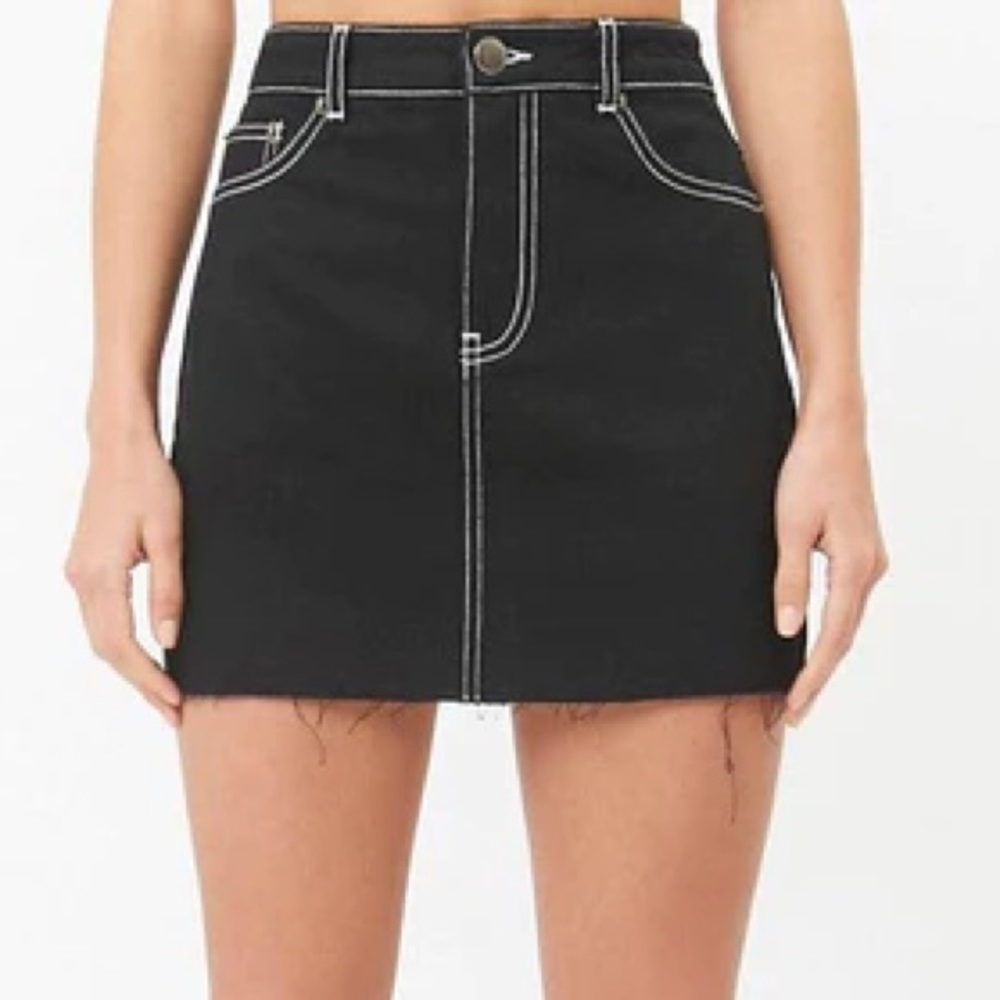 F21 Black Skirt